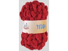 Teddy 29 - červená 100g - 1ks (skladem poslední 1 klubko)