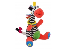 Plyšová hračka s pískátkem - zebra