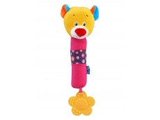 Dětská plyšová hračka s chrastítkem - medvídek