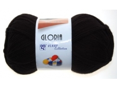 Pletací příze GLORIA - 50g - černá (skladem posledních 8 klubek) Pletací příze GLORIA - 50g - černá (skladem posledních 8 klubek)